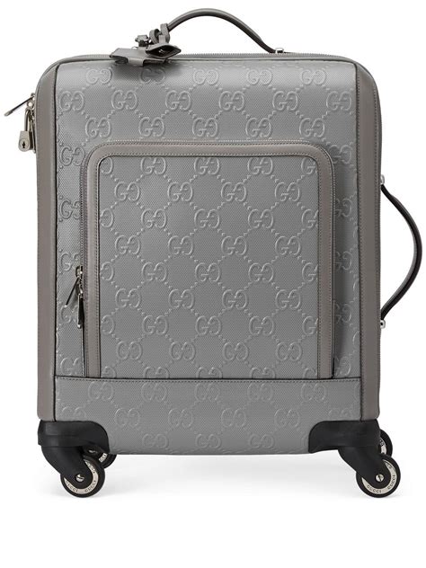 gucci monogram trousers replica|embossed luggage gucci.